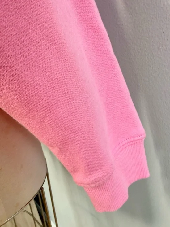 Oversized Barbie Pink Vintage Ski Graphic Sweatshirt - Picture 5 of 7